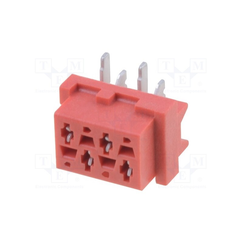 10 pcs : 7-188275-4 - Micro-MaTch, socket, female, PIN: 4, SMT, on PCBs, Layout: 2x2