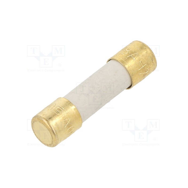 10 pcs : 0001.2713.11 - Fuse: fuse, time-lag, 8A, 250VAC, 150VDC, SMD, ceramic,cylindrical