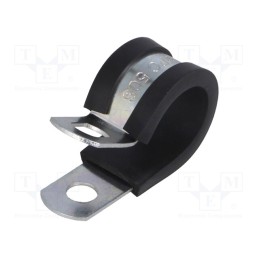 10 pcs : LKD1508 - Fixing clamp, ØBundle : 15.9÷17.5mm, W: 13mm, steel, SL, W1