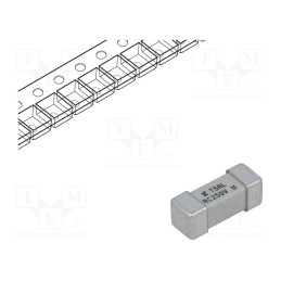 10 pcs : 0465005.DR - Fuse: fuse, time-lag, 5A, 250VAC, 250V, SMD, ceramic, 12.1x4.5mm, 465