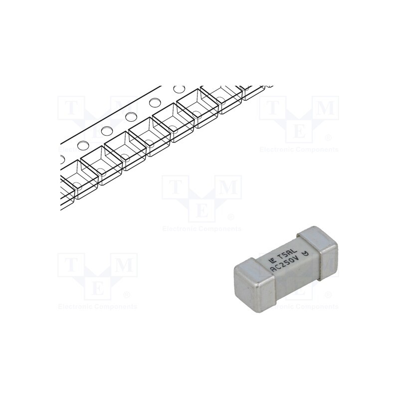 10 pcs : 0465005.DR - Fuse: fuse, time-lag, 5A, 250VAC, 250V, SMD, ceramic, 12.1x4.5mm, 465