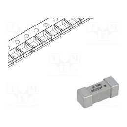 10 pcs : 0465001.DR - Fuse: fuse, time-lag, 1A, 250VAC, 250V, SMD, ceramic, 12.1x4.5mm, 465