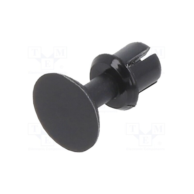 50 pcs : 8G4033.5X2.0B - Rivet, polyamide, L.rivet: 3.5mm, Panel cutout diam: 3.6mm, black