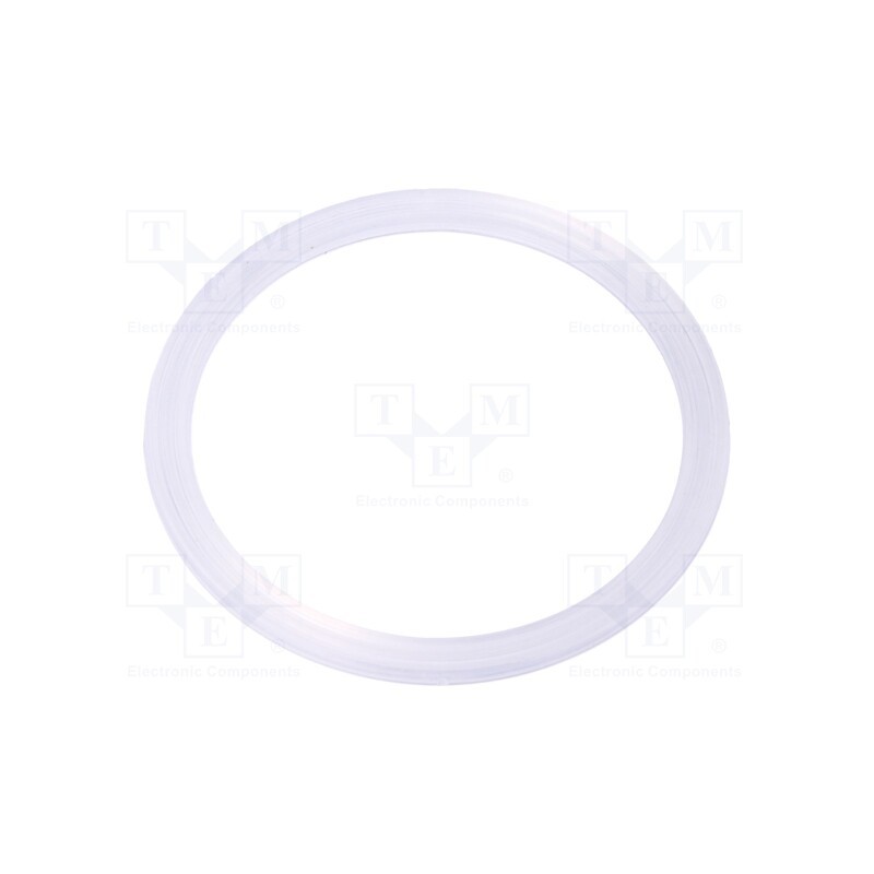 50 pcs : 107 F PG36 PE - Gasket, polyetylene, Thk: 2.7mm, Øint: 46.2mm, Øout: 55.5mm, PG36