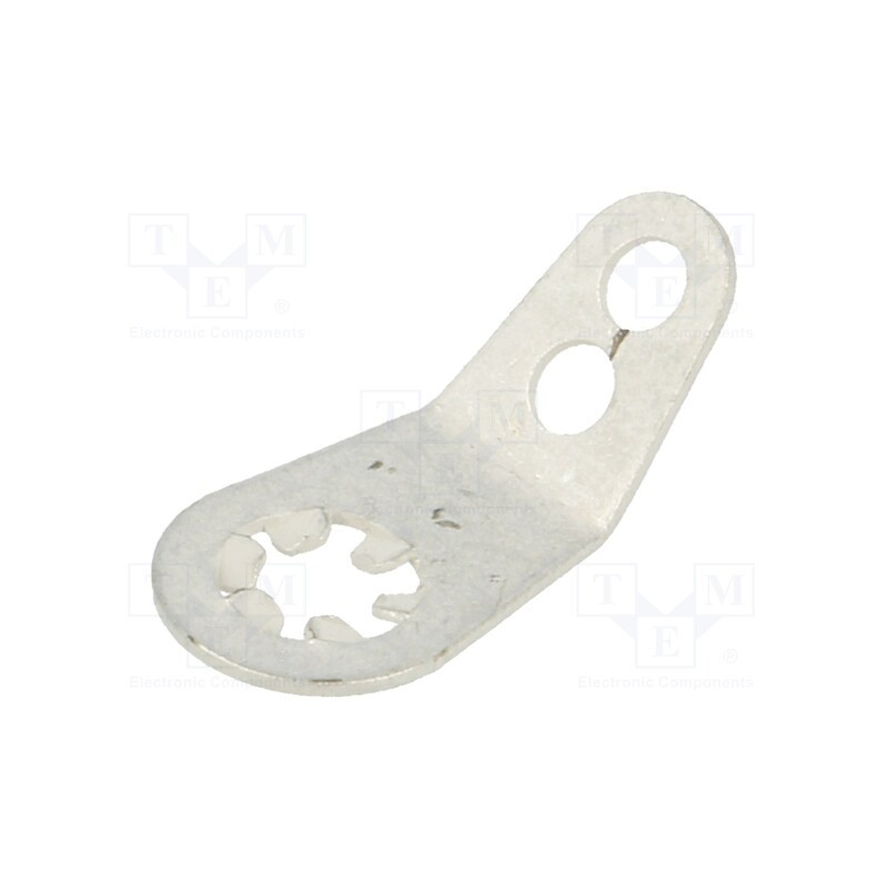 20 pcs : 7311 - Tip: solder lug ring, 0.45mm, M3, Ø: 3.1mm, soldering, screw, brass