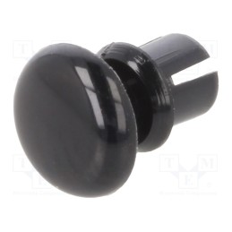 50 pcs : 8G4023.5X2.1B - Rivet, polyamide, L.rivet: 3.5mm, Panel cutout diam: 3.6mm, black