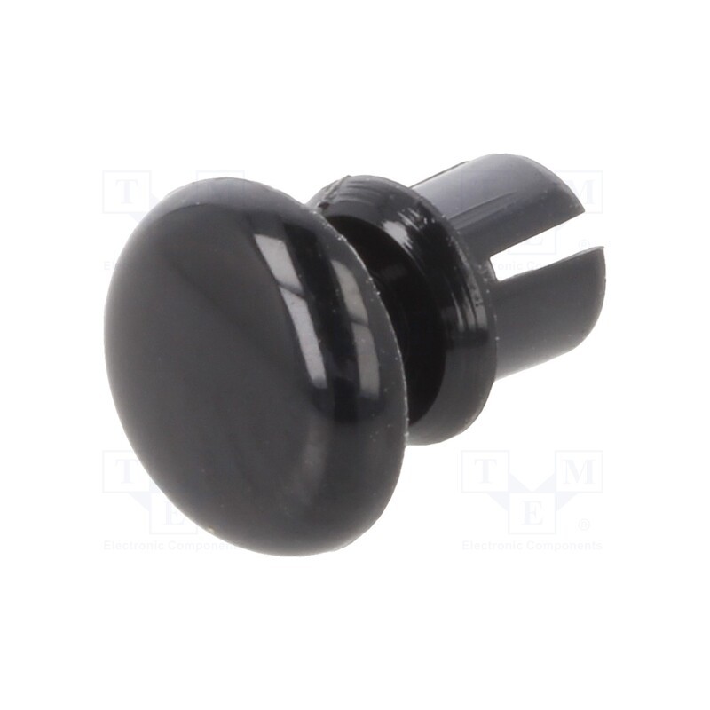 50 pcs : 8G4023.5X2.1B - Rivet, polyamide, L.rivet: 3.5mm, Panel cutout diam: 3.6mm, black
