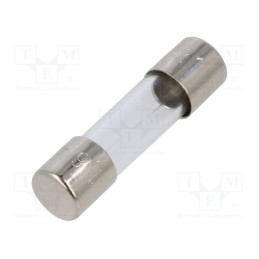10 pcs : 7010.343 - Fuse: fuse, quick blow, 1.6A, 125VAC, cylindrical,glass, 5x20mm