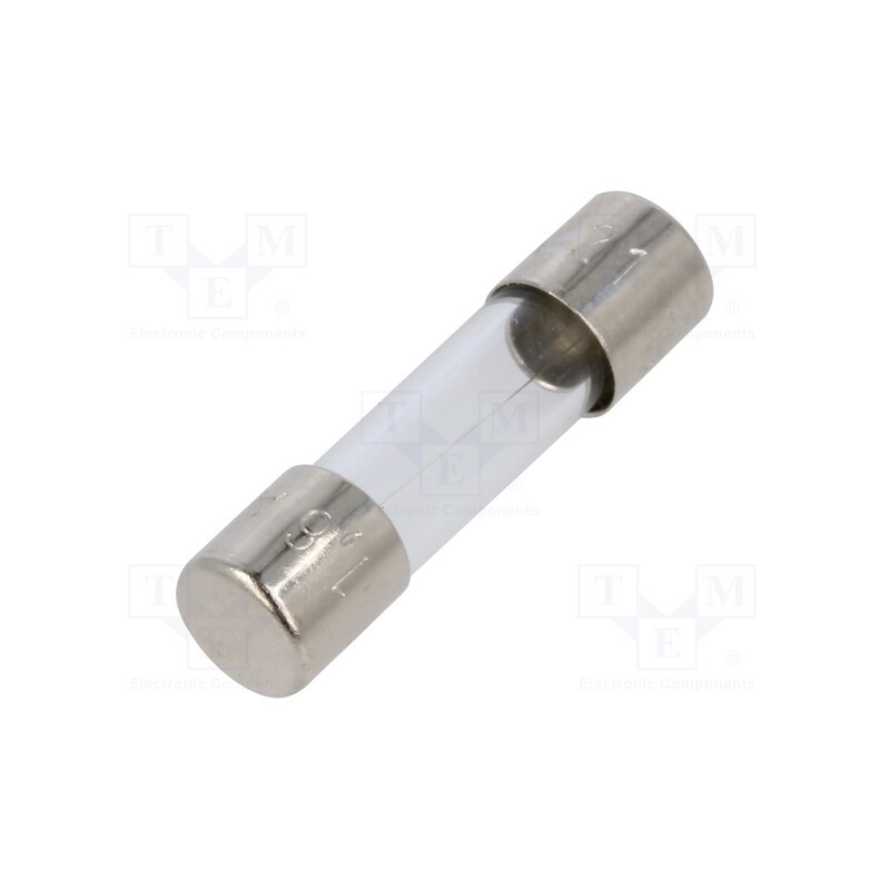 10 pcs : 7010.343 - Fuse: fuse, quick blow, 1.6A, 125VAC, cylindrical,glass, 5x20mm