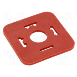 10 pcs : 731740002 GDM 3-17 MPQ RED - Flat gasket, GDM, silicone