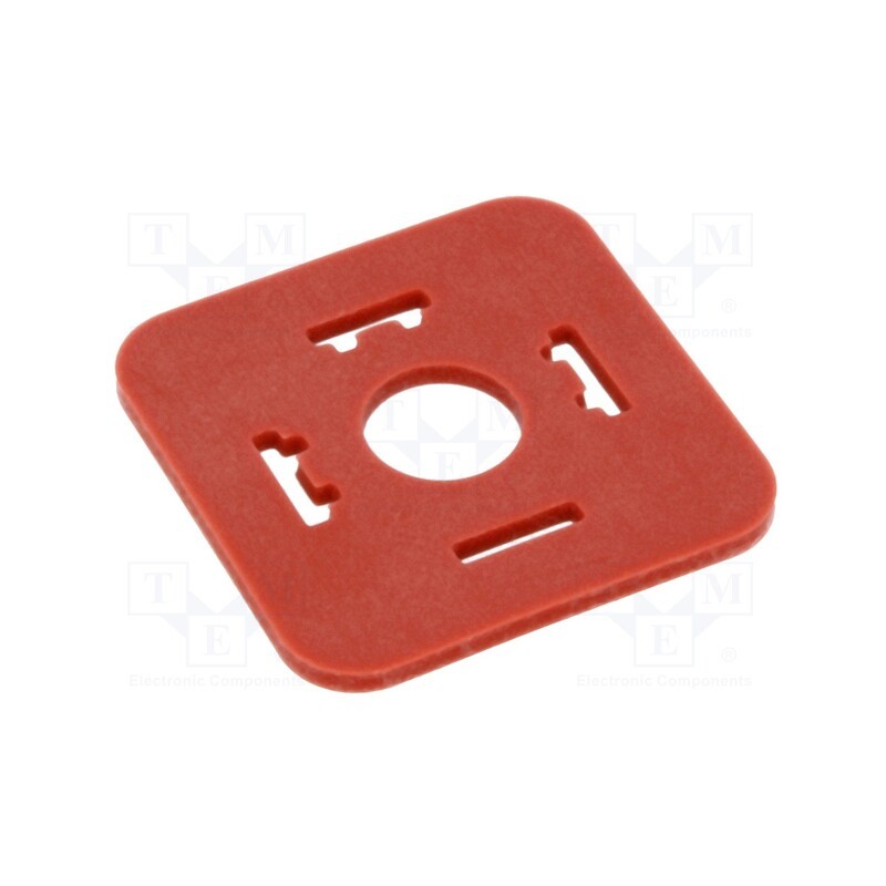 10 pcs : 731740002 GDM 3-17 MPQ RED - Flat gasket, GDM, silicone