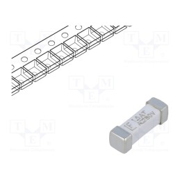 10 pcs : 044301.5DRLC - Fuse: fuse, time-lag, 1.5A, 280VAC, 280V, SMD, ceramic, 443LC, NANO2®