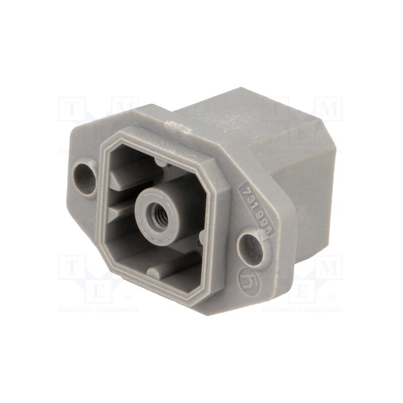 10 pcs : 731996506 G 30 E 3 M - Connector: square, G, socket, male, PIN: 4, tinned, IP65, crimped