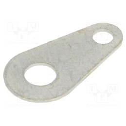 20 pcs : 7328 - Tip: solder lug ring, 0.38mm, M3, Ø: 3.1mm, soldering, screw, brass