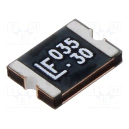 10 pcs : 1812L035/30DR - Fuse: PTC polymer, quick blow, 0.35A, 30V, 30VDC, SMD, 1812L