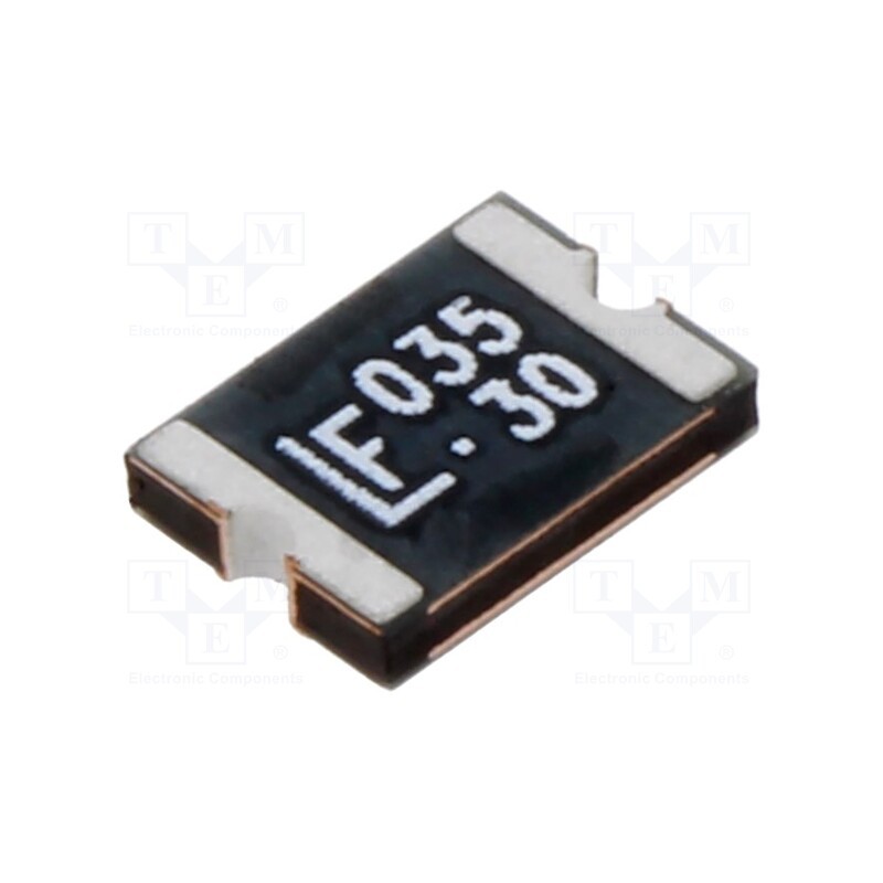 10 pcs : 1812L035/30DR - Fuse: PTC polymer, quick blow, 0.35A, 30V, 30VDC, SMD, 1812L