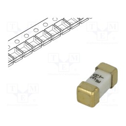 10 pcs : 0449003.MR - Fuse: fuse, time-lag, 3A, 125VAC, 125V, 125VDC, SMD, ceramic, 449