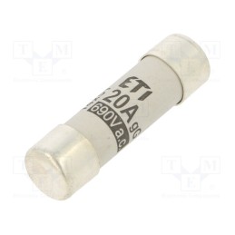 10 pcs : 2630011 - Fuse: fuse, gG, 20A, 690VAC, cylindrical,industrial, 14x51mm