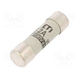 10 pcs : 2630001 - Fuse: fuse, gG, 2A, 690VAC, cylindrical,industrial, 14x51mm