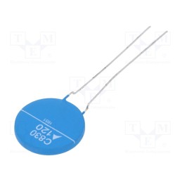 10 pcs : B59830C0120A070 - Fuse: PTC thermistor, 460mA, 230V, ceramic, 5mm, Ø0.6x35mm, Thk: 5mm