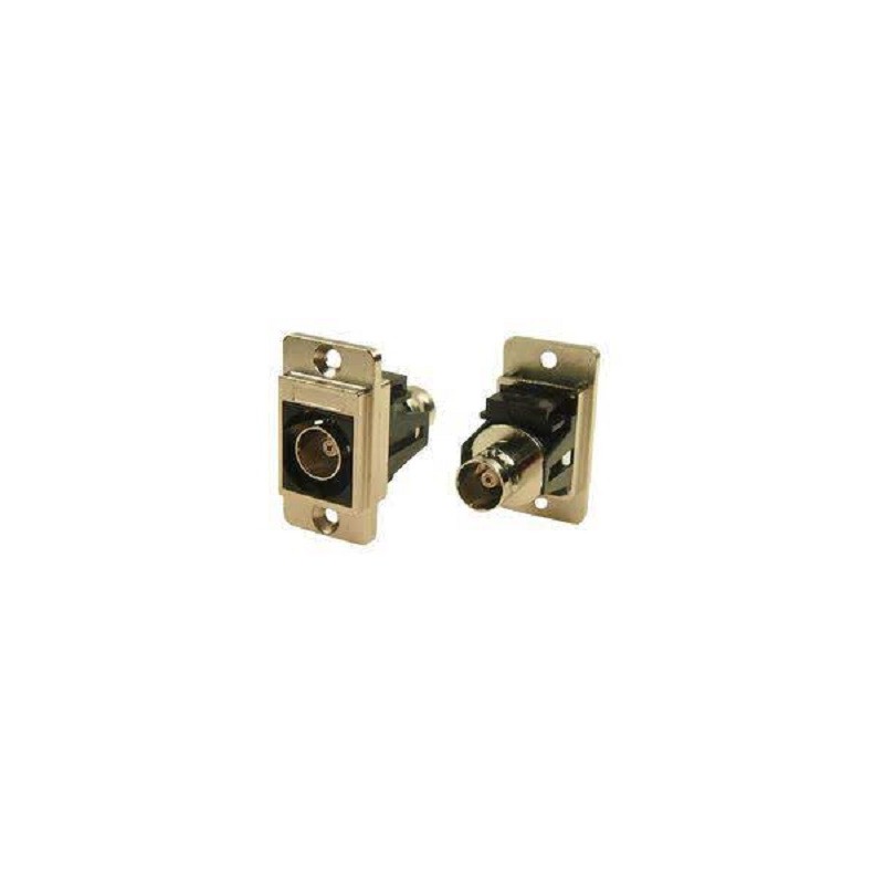 1 pcs - RS PRO, jack Panel Mount BNC Connector, 75Ω, Cable Termination, Straight Body