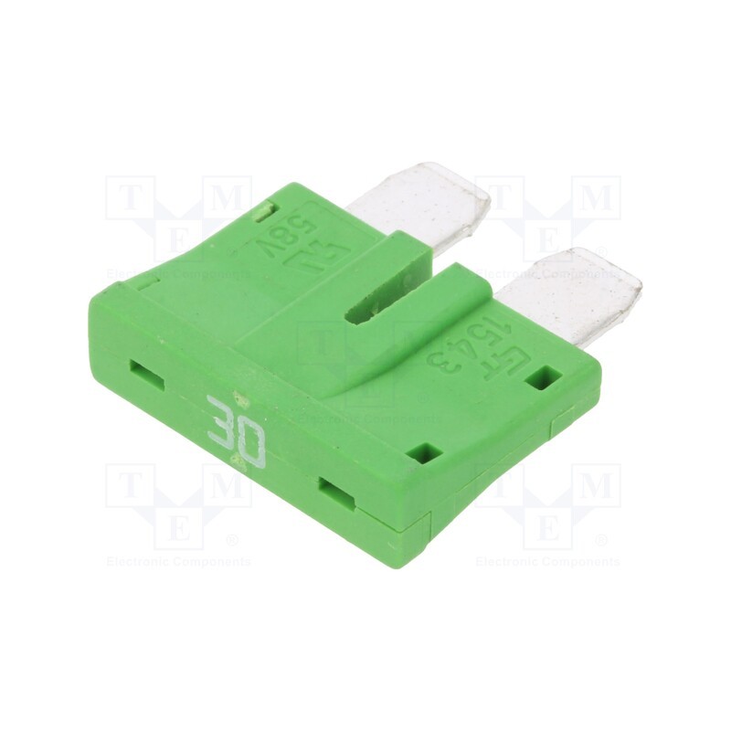 10 pcs : APR58-UL-30A - Fuse: fuse, 30A, 58VDC, automotive, 19mm, UNIVAL