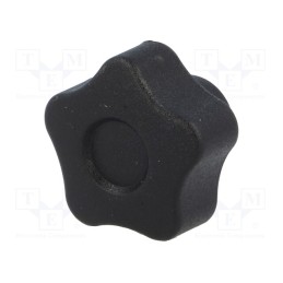 10 pcs : VCT.25 B-M5 - Knob, Ø: 25mm, Int.thread: M5, 10mm, H: 19mm, technopolymer PA