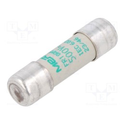 10 pcs : FR10AM50V1 - Fuse: fuse, aM,time-lag, 1A, 500VAC, 10x38mm