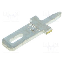 50 pcs : 735427-2 - Terminal: flat, 2.8mm, 0.8mm, male, THT, tinned, straight