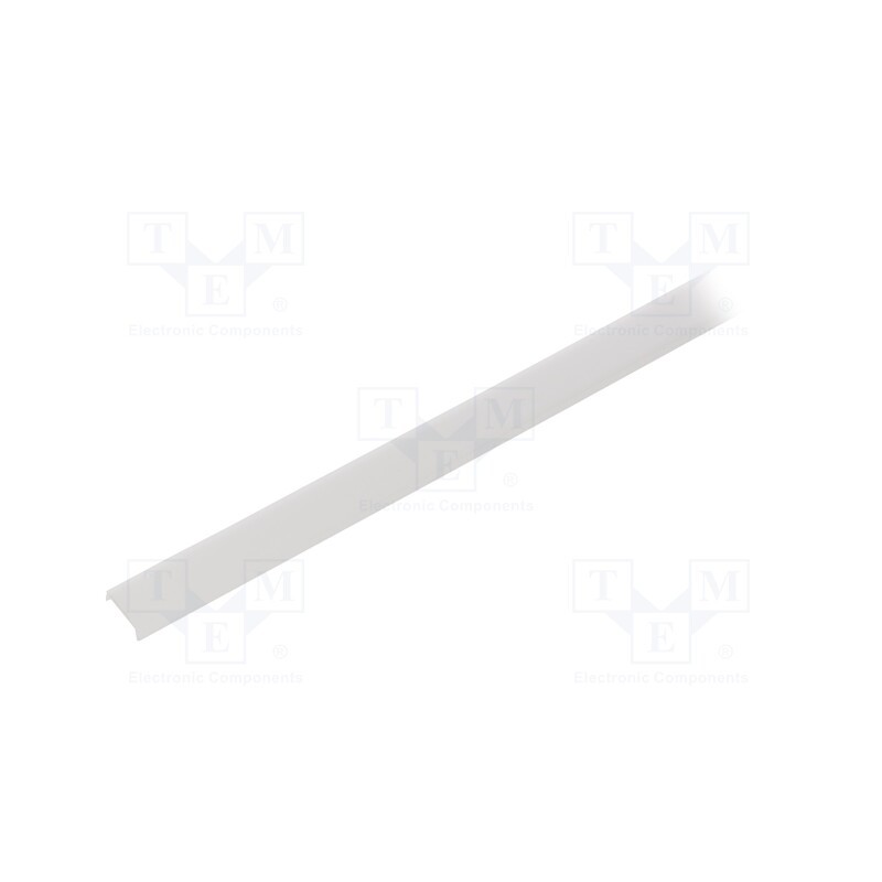 10 pcs : B17179F_1 - Cover for LED profiles, white, 1m, KA-T-11, push-in