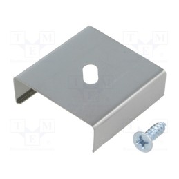 10 set : E4960019 -AS - Holder U7, natural, 2pcs, stainless steel, LINEA-IN20