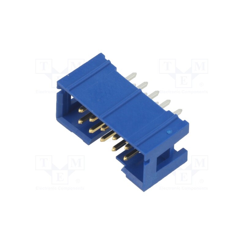 10 pcs : 75869-101LF - Socket, IDC, male, PIN: 10, straight, THT, gold-plated, 2.54mm