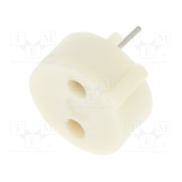 50 pcs : 886002 - Fuse holder, THT, 6.3A, Mat: thermoplastic, 5.08mm, white, 250VAC