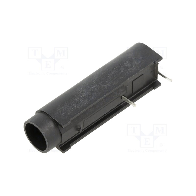 10 pcs : 31.3573 - Fuse holder, cylindrical fuses, THT, -40÷85°C, 10A, UL94V-0, black