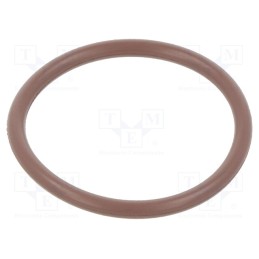 50 pcs : 01-0022.00X2 ORING 80FPM BROWN - O-ring gasket, FPM, Thk: 2mm, Øint: 22mm, brown, -20÷200°C