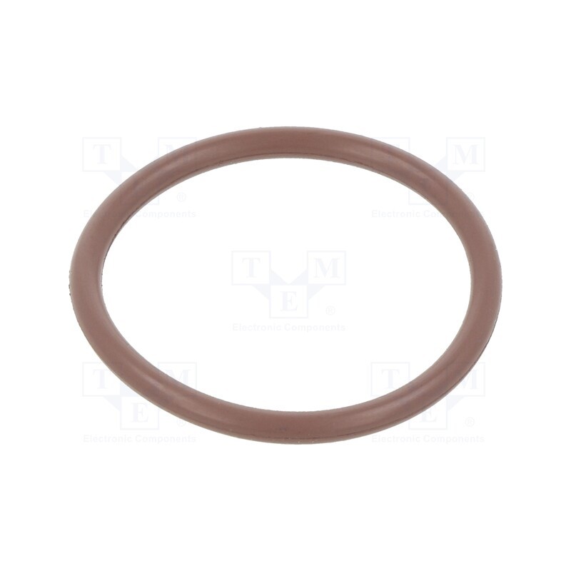 50 pcs : 01-0022.00X2 ORING 80FPM BROWN - O-ring gasket, FPM, Thk: 2mm, Øint: 22mm, brown, -20÷200°C