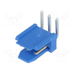 10 pcs : 76382-303LF - Socket, wire-board, male, PIN: 3, 2.54mm, THT, Dubox®, 3A, Layout: 1x3