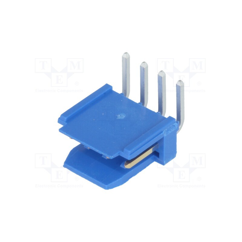 10 pcs : 76382-304LF - Socket, wire-board, male, PIN: 4, 2.54mm, THT, Dubox®, 3A, Layout: 1x4