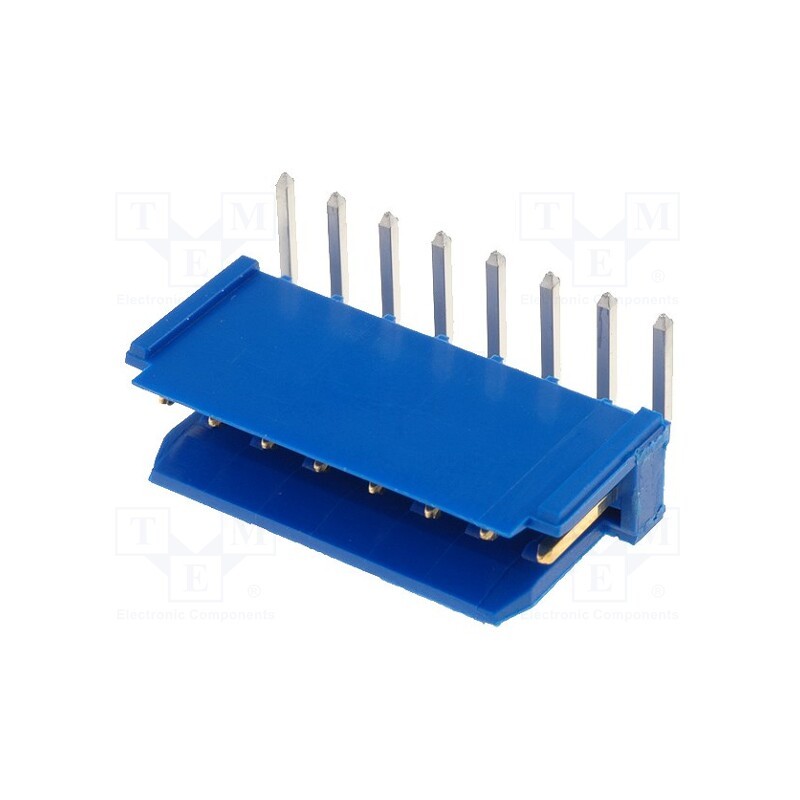 10 pcs : 76382-308 - Socket, wire-board, male, PIN: 8, 2.54mm, THT, Dubox®, 3A, Layout: 1x8