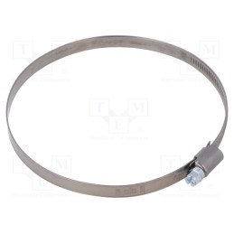 10 pcs : D2100 - Worm gear clamp, W: 9mm, Clamping: 100÷120mm, D, W2, DIN 3017