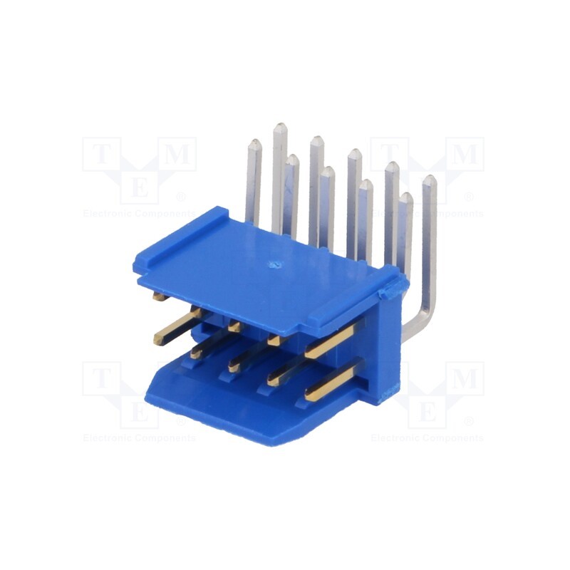 10 pcs : 76383-305LF - Socket, wire-board, male, PIN: 10, 2.54mm, THT, Dubox®, 3A, FCI