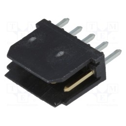 10 pcs : 76384-305LF - Socket, wire-board, male, PIN: 5, 2.54mm, THT, Dubox®, 3A, Layout: 1x5