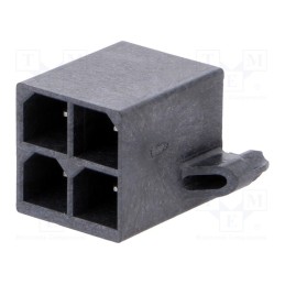 10 pcs : 768290004 - Socket, wire-board, male, Mega-Fit, 5.7mm, PIN: 4, UL94V-0, 23A, THT