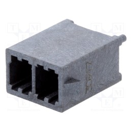 10 pcs : 768290102 - Socket, wire-board, male, Mega-Fit, 5.7mm, PIN: 2, UL94V-0, 23A, THT