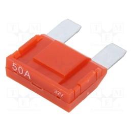 10 pcs : 340637 - Fuse: fuse, 50A, 32VDC, automotive, 29mm, tin alloy