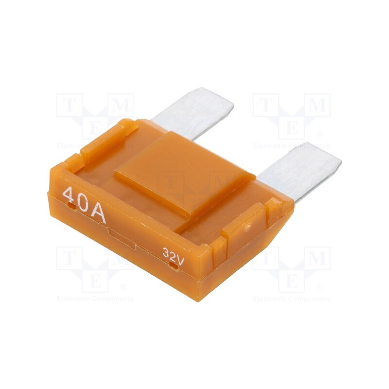 10 pcs : 340635 - Fuse: fuse, 40A, 32VDC, automotive, 29mm, tin alloy