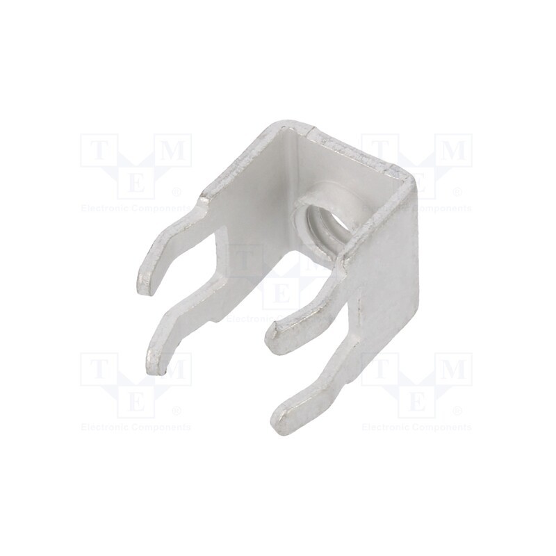 10 pcs : 7691 - Terminal: screw terminal, THT,screw terminal, silver, 7x5mm