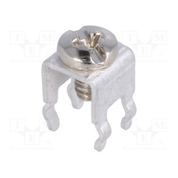 10 pcs : 7693 - Terminal: screw terminal, THT,screw terminal, silver, 7x5mm