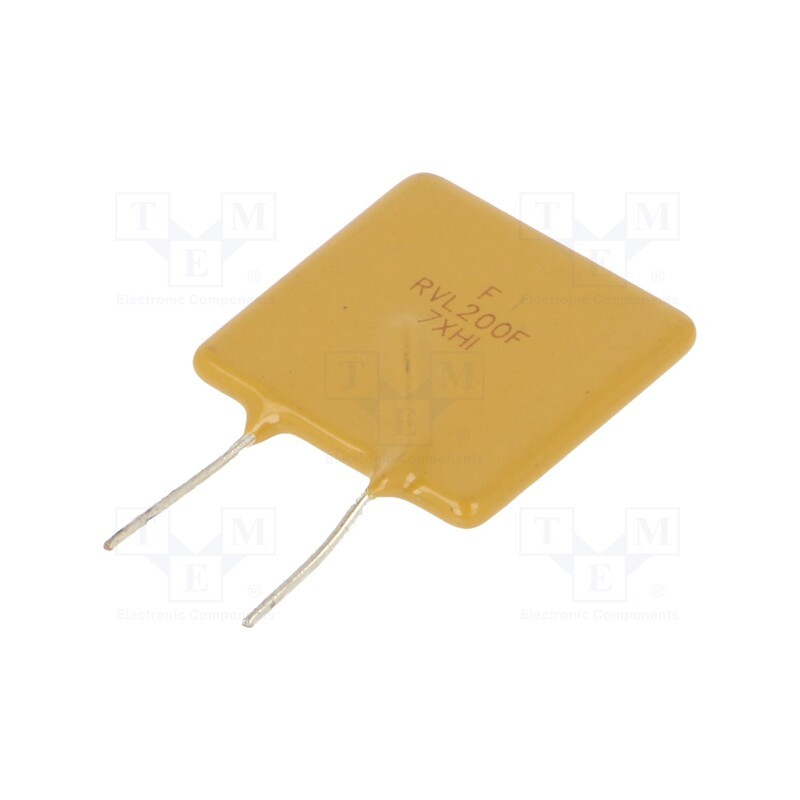 10 pcs : RS120-200 - Fuse: PTC polymer, 2A, Imax: 20A, THT, reel,tape