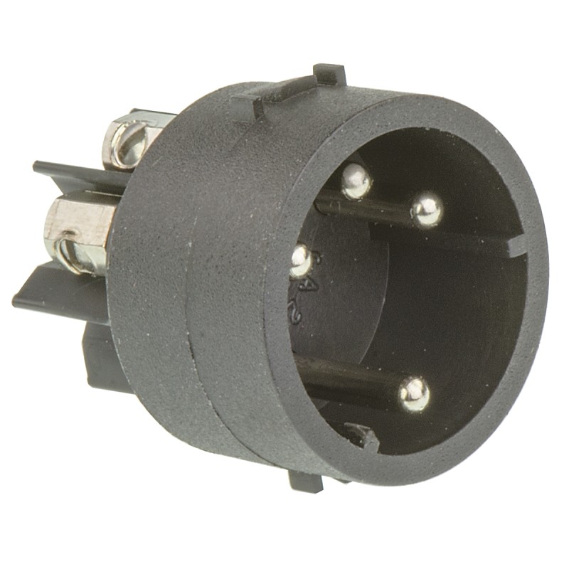 1 pcs - Male Connector Insert 4 Way for use with Mini Buccaneer Connector